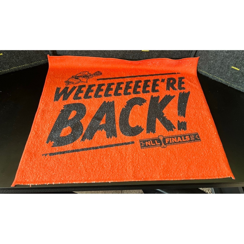 2025 BUFFALO BANDITS Playoff RALLY TOWEL, NLL Finals Game 1 05-16-25, 15" By 18"